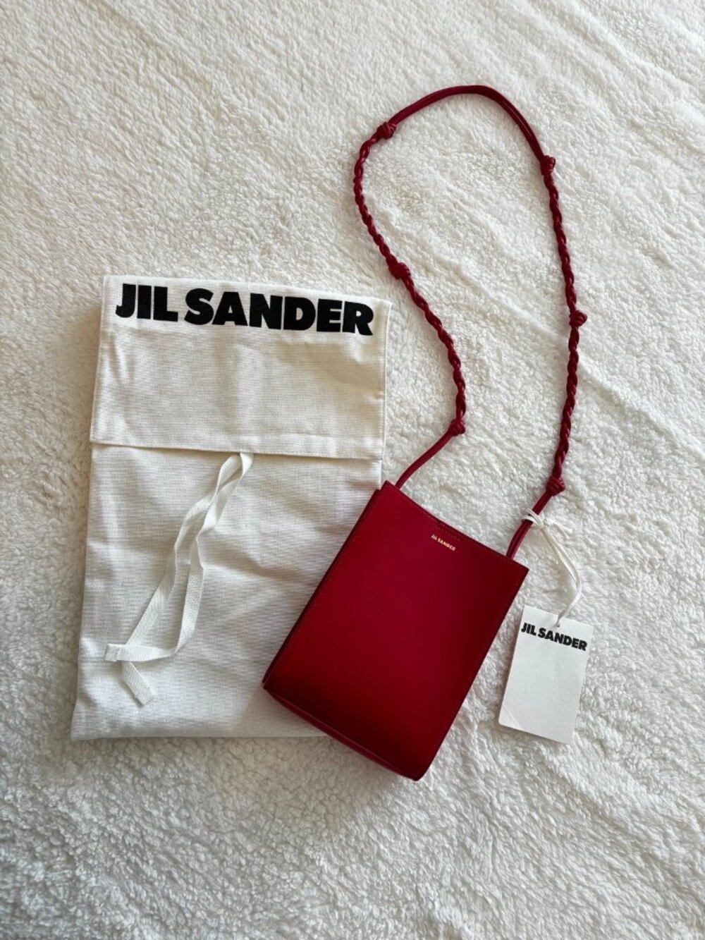 Jil Sander Tangle Small Bag in Red - Picture 10 of 11